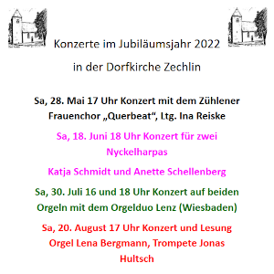 Konzerte im Jubiläumsjahr 2022